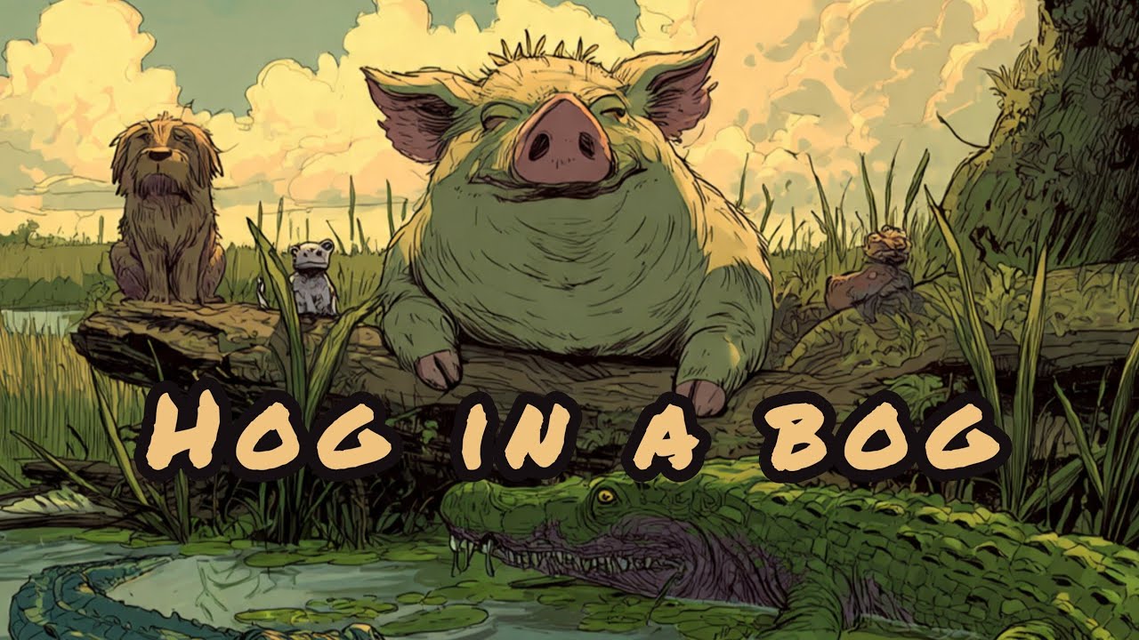 Hog in a bog!