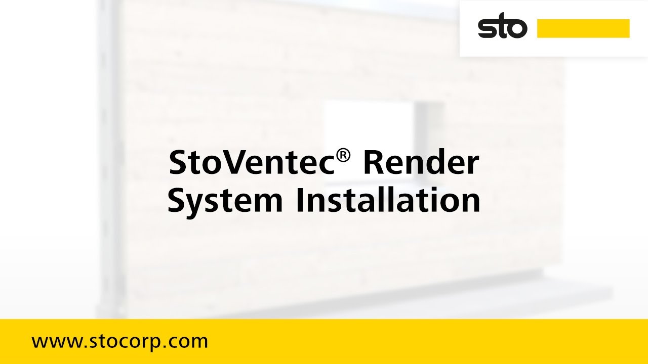 StoVentec® Render Installation