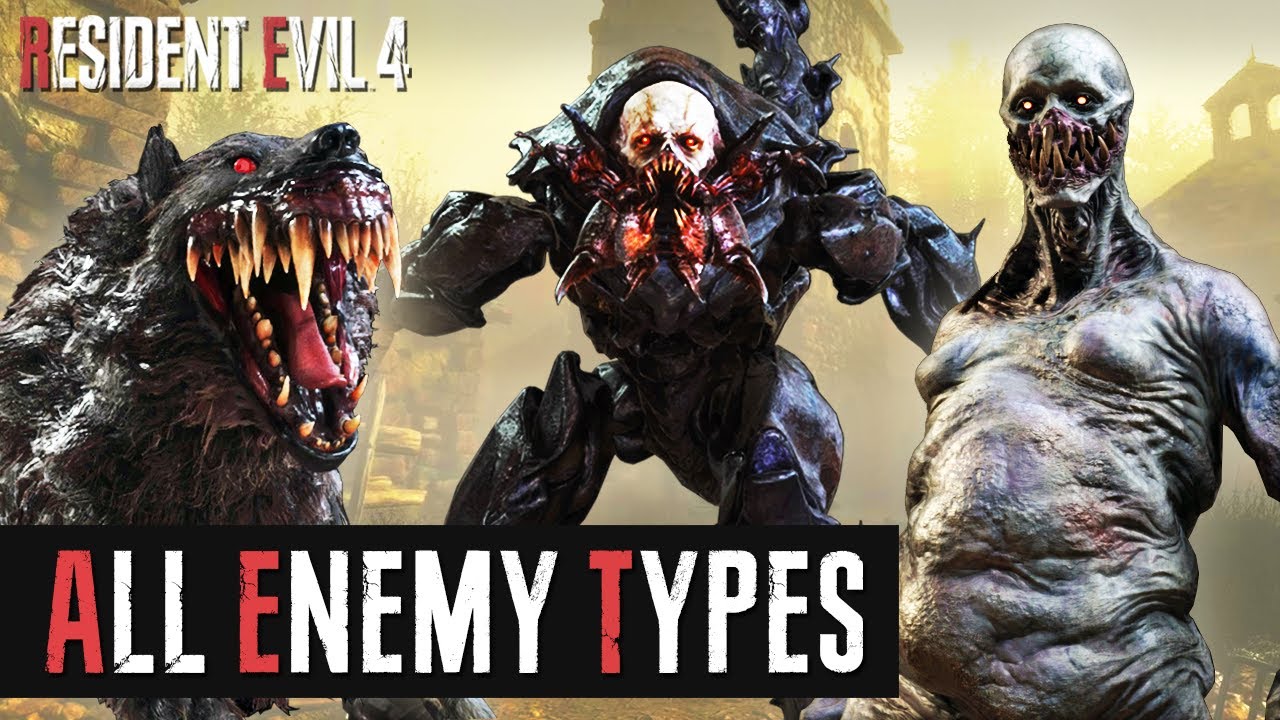 All Enemy Types & Bosses in Resident Evil 4 (Remake) [RE4]
