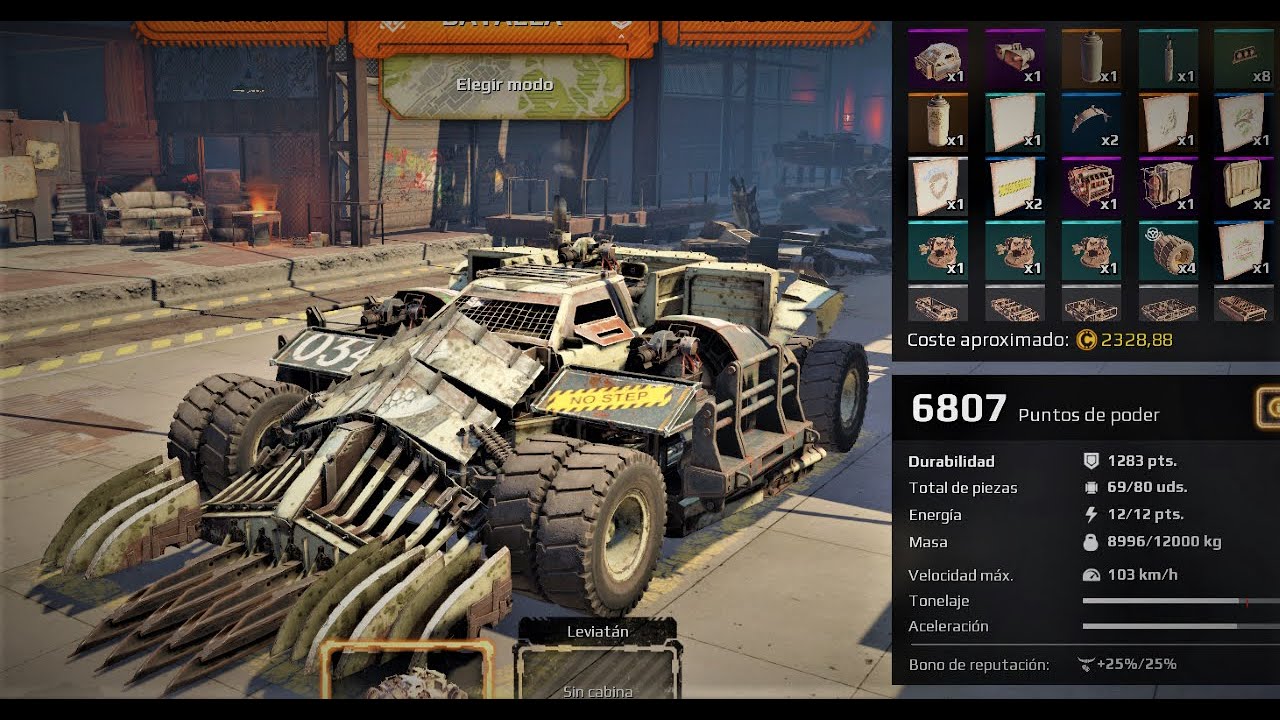 GAMEPLAY y CONSTRUCCIÓN - FAVORITE , MACE , SEAL Y SHIVER | Tutorial Crossout Español
