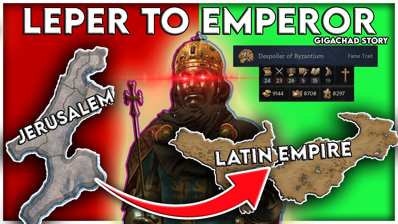 Saving the KINGDOM OF HEAVEN - Baldwin IV Crusader Kings 3 GIGACHAD STORY