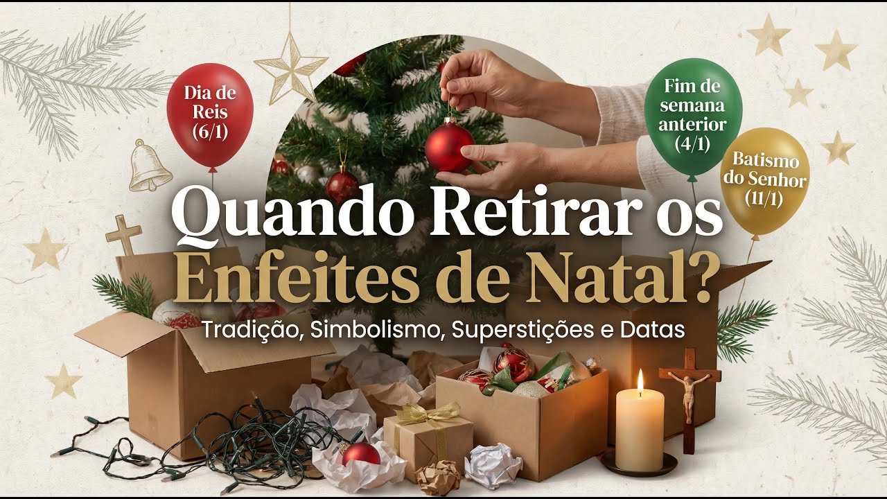 Quando retirar os enfeites de Natal?