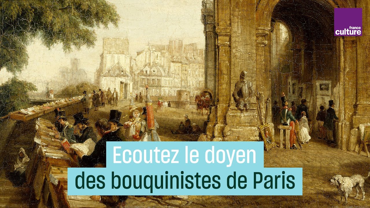 Écoutez le doyen des bouquinistes de Paris parler de son métier en 1985