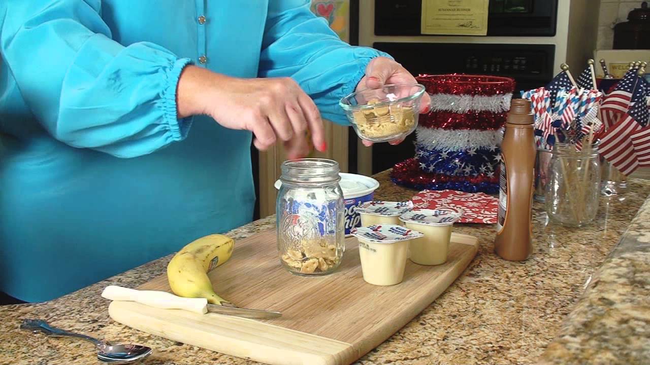 The Banana Awesomeness Mason Jar Dessert