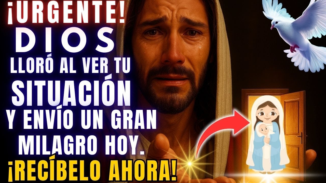 ✨ DIOS LLORÓ AL VER TU SITUACIÓN ¡Y TU GRAN MILAGRO YA FUE ENVIADO HOY!