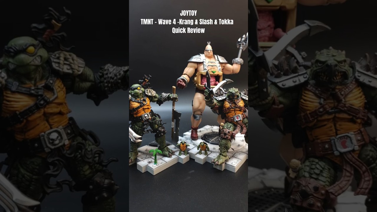 Joytoy TMNT - Wave 4 -  1/18 Action Figure - Showcase video | LTCAVE Studio 