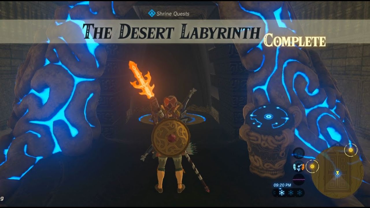 The Desert Labyrinth | Shrine Quest | Zelda BOTW