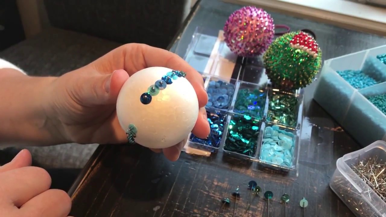 DIY Sequin Ornaments