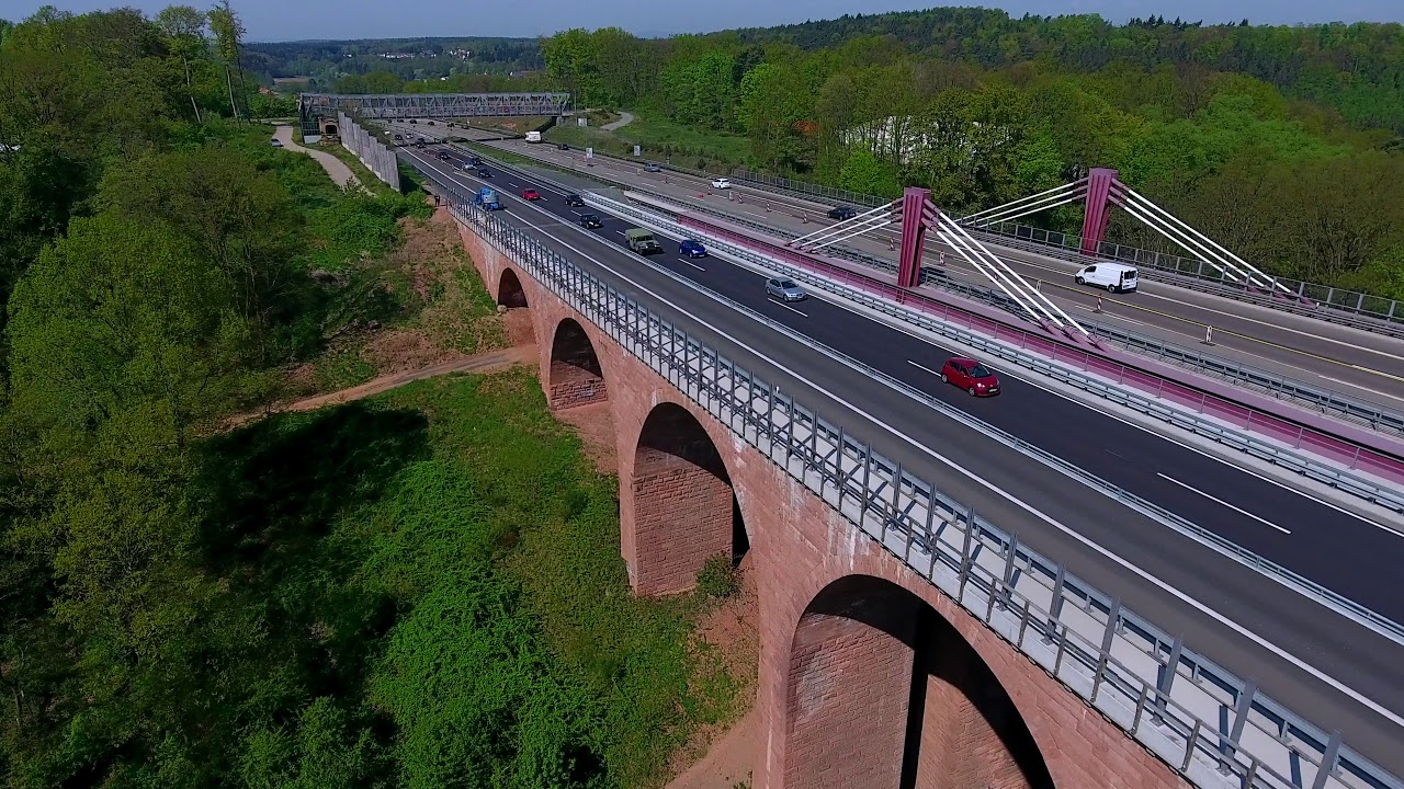 Instandsetzung alte Waschmühltalbrücke, BAB A6 Kaiserslautern