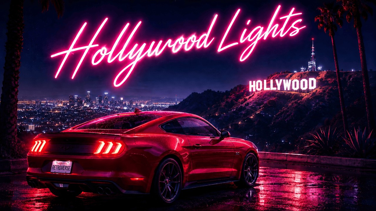 Hollywood Lights | Synthwave Romance | 80s Retro Nostalgic Song
