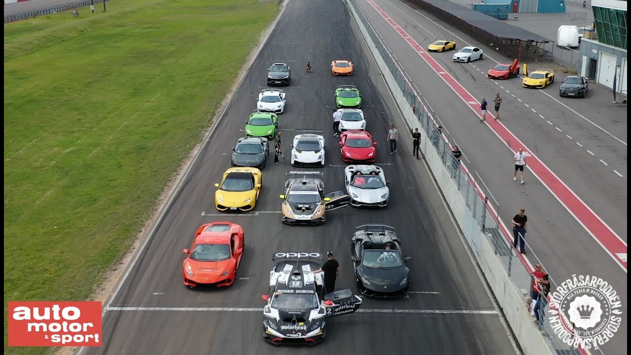 Lamborghini Drag Race! Aventador SVJ vs Urus vs Huracan Performante vs Huracan Evo