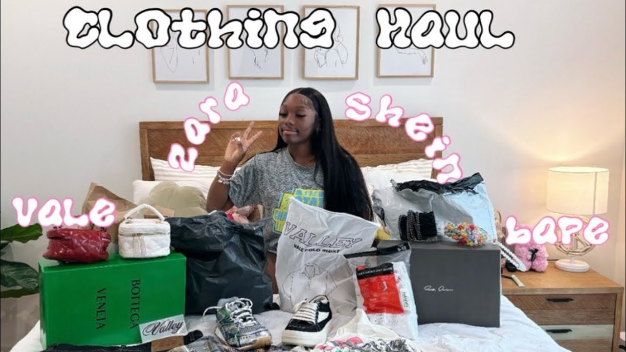 BACK TO SCHOOL CLOTHING HAUL + STYLING *2025* | SHEIN , ZARA , BAPE , & MORE