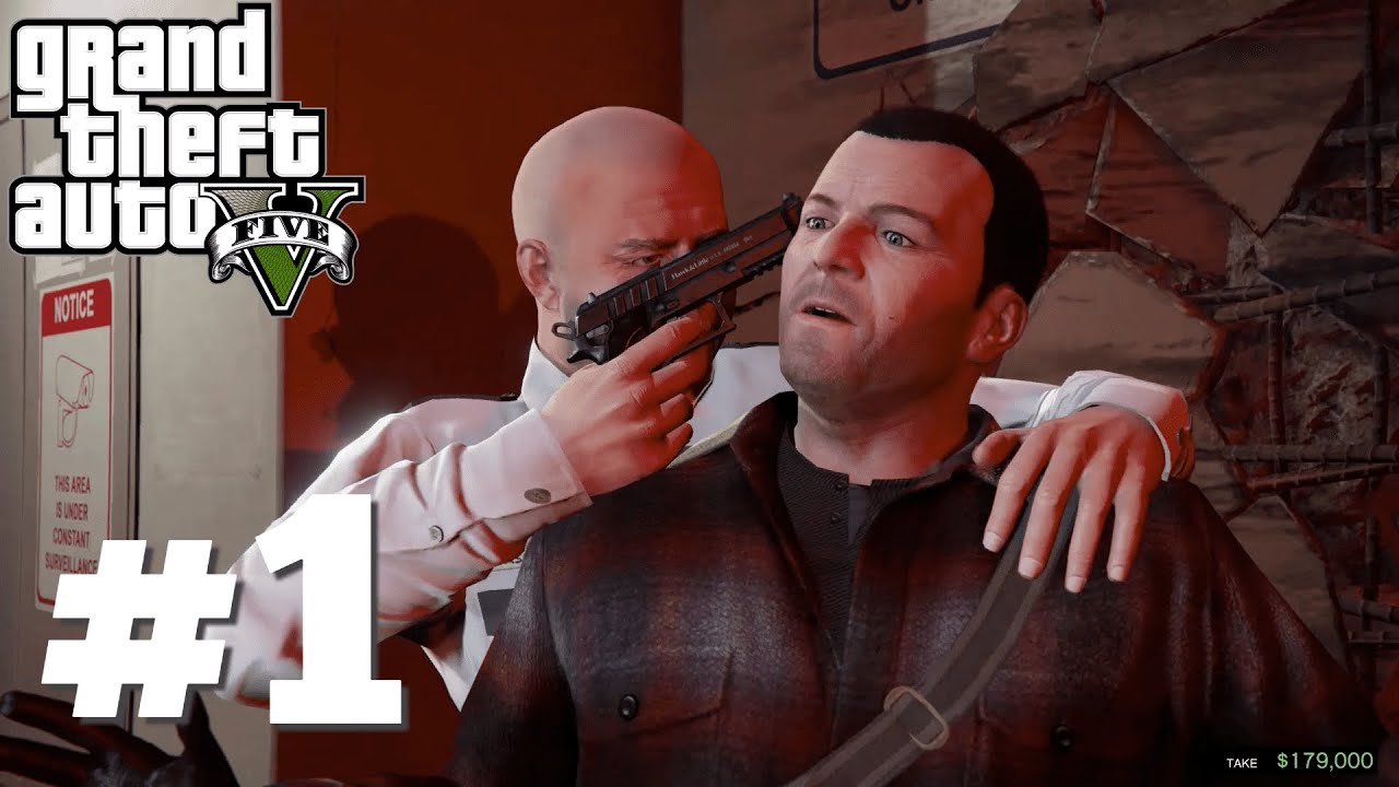 Grand Theft Auto 5 - Part 1 PC Gameplay Walkthrough - Money Heist (GTA V)