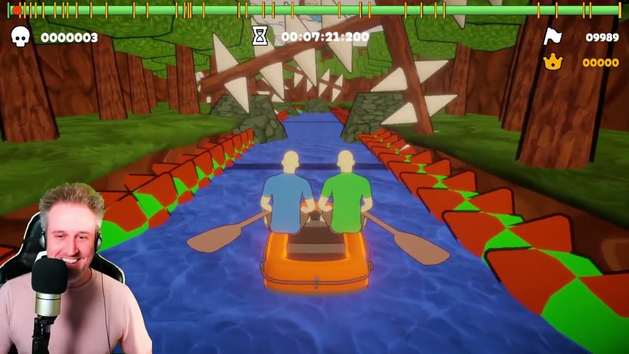 I VOICE ACTED This Game!!! Paddle Paddle Paddle LIVE!