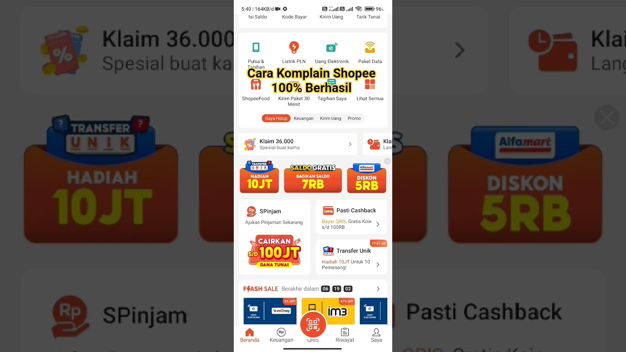 Cara Komplain di Shopee agar berkomunikasi langsung dengan CSnya #komplainshopee #fypyoutube