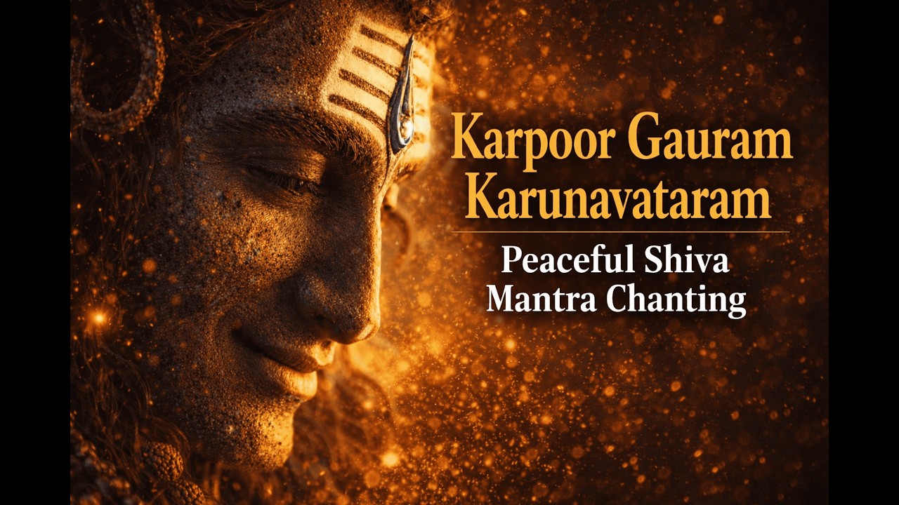 Karpoor Gauram Karunavataram | Peaceful Shiva Mantra Chanting