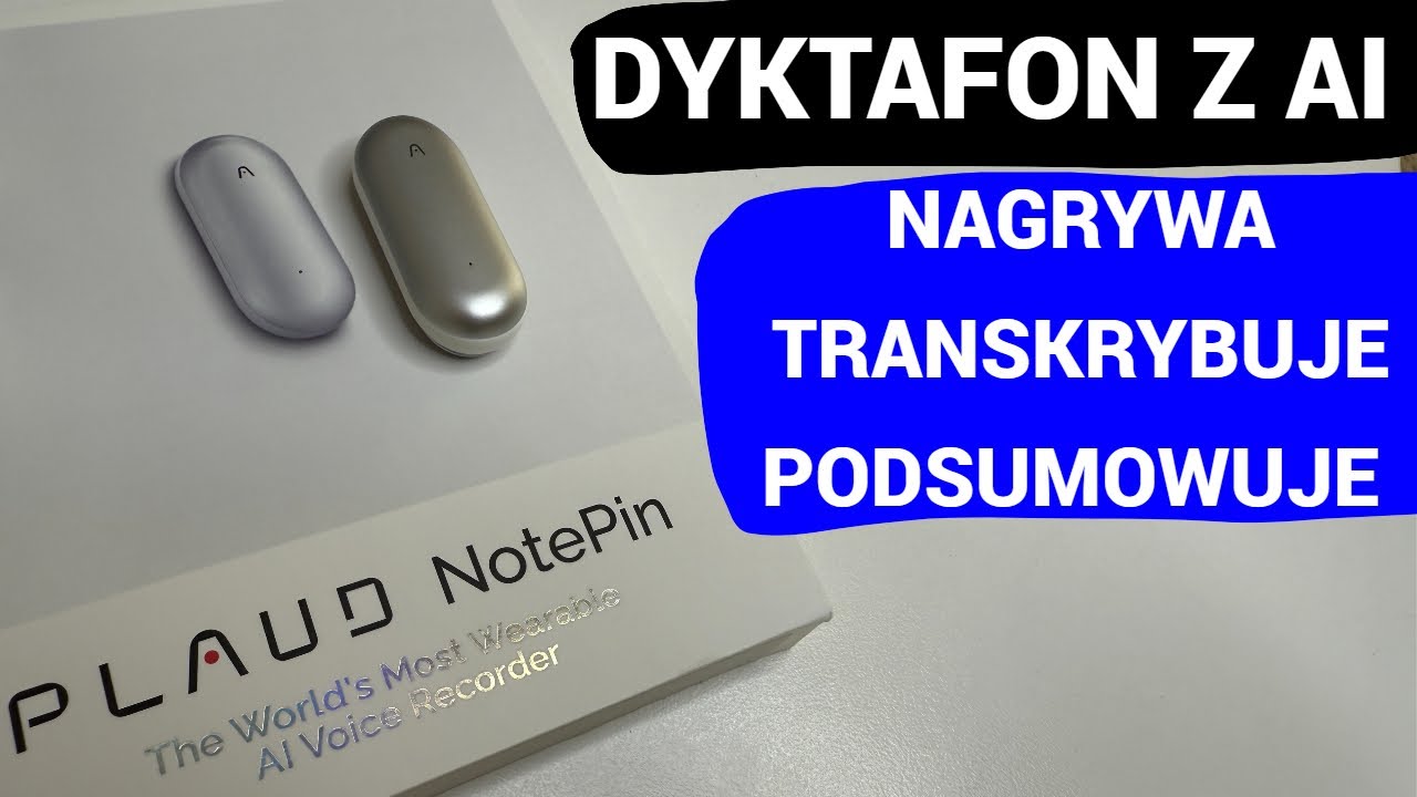 Plaud NotePin Inteligentny Dyktafon Zamienia Nagrania w Tekst i Tworzy Podsumowanie