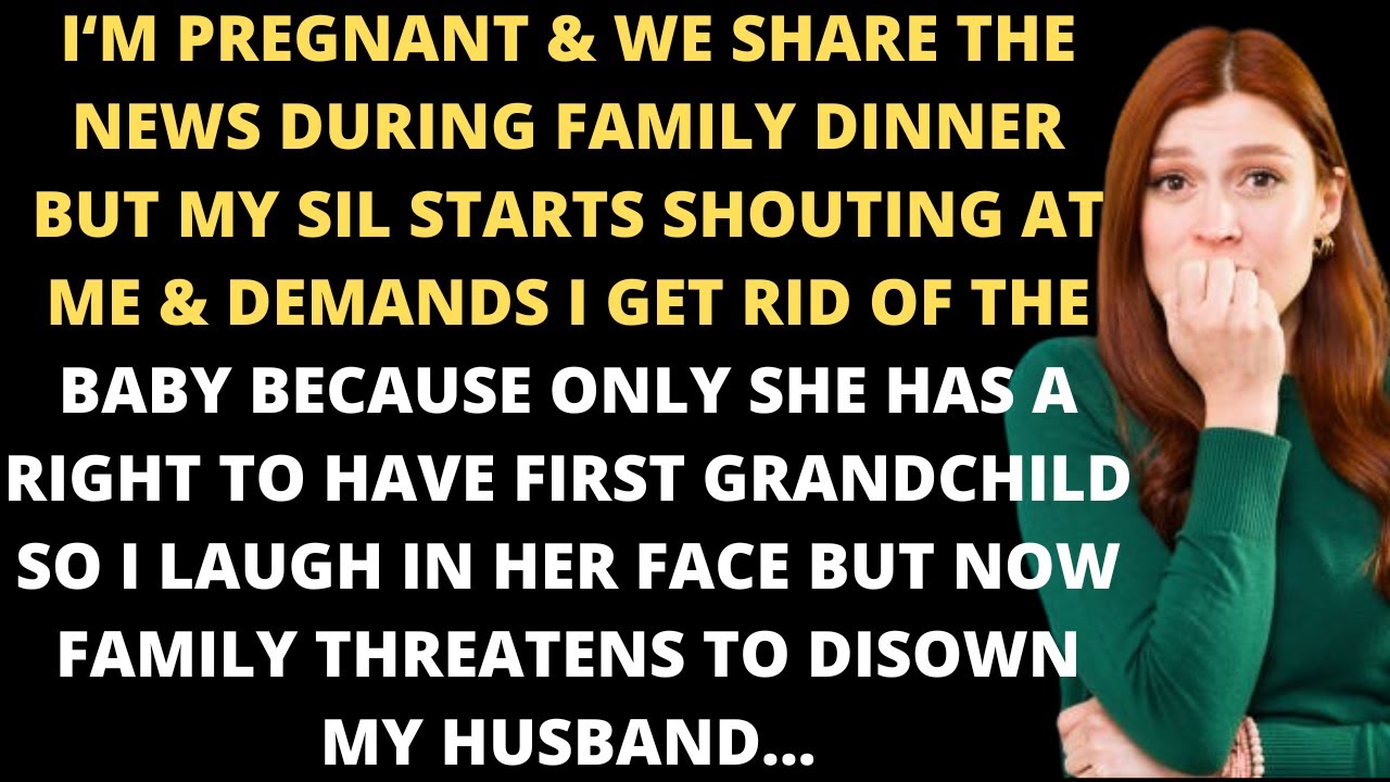 I'm pregnant & we share the news during family dinner but now my sister in law starts shouting at me