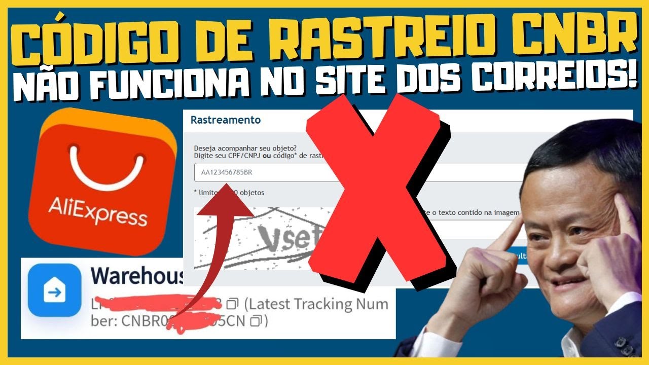 ANJUN EXPRESS TEM SEU C&Oacute;DIGO DE RASTREIO CNBR E N&Atilde;O FUNCIONA NO SITE DOS CORREIOS !