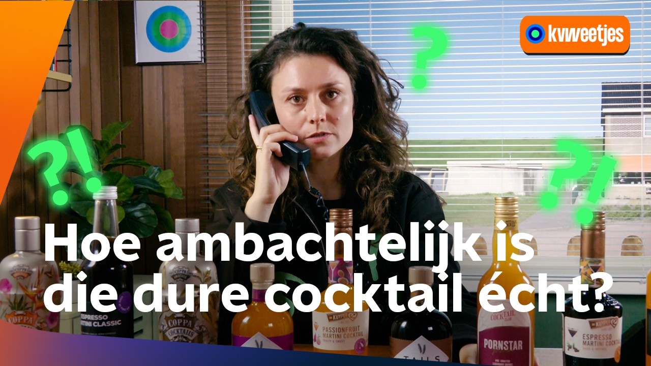 Hoe ambachtelijk zijn die dure cocktails écht? | KVWeetjes