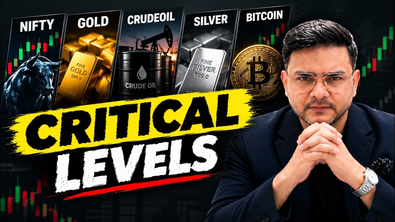 Nifty Prediction & Gold, Silver, Crude Oil and Bitcoin Analysis for Next Week | 23 th October 2026 📈