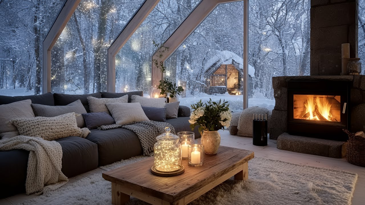Cozy Winter Piano ❄️🔥 Relaxing Piano Music | Relaxing Piano Lounge