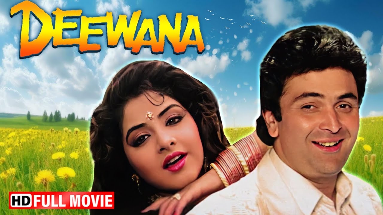 दीवाना | Full HD Movie | Rishi Kapoor, Shahrukh Khan, Divya Bharti - Romantic Bollywood Movie