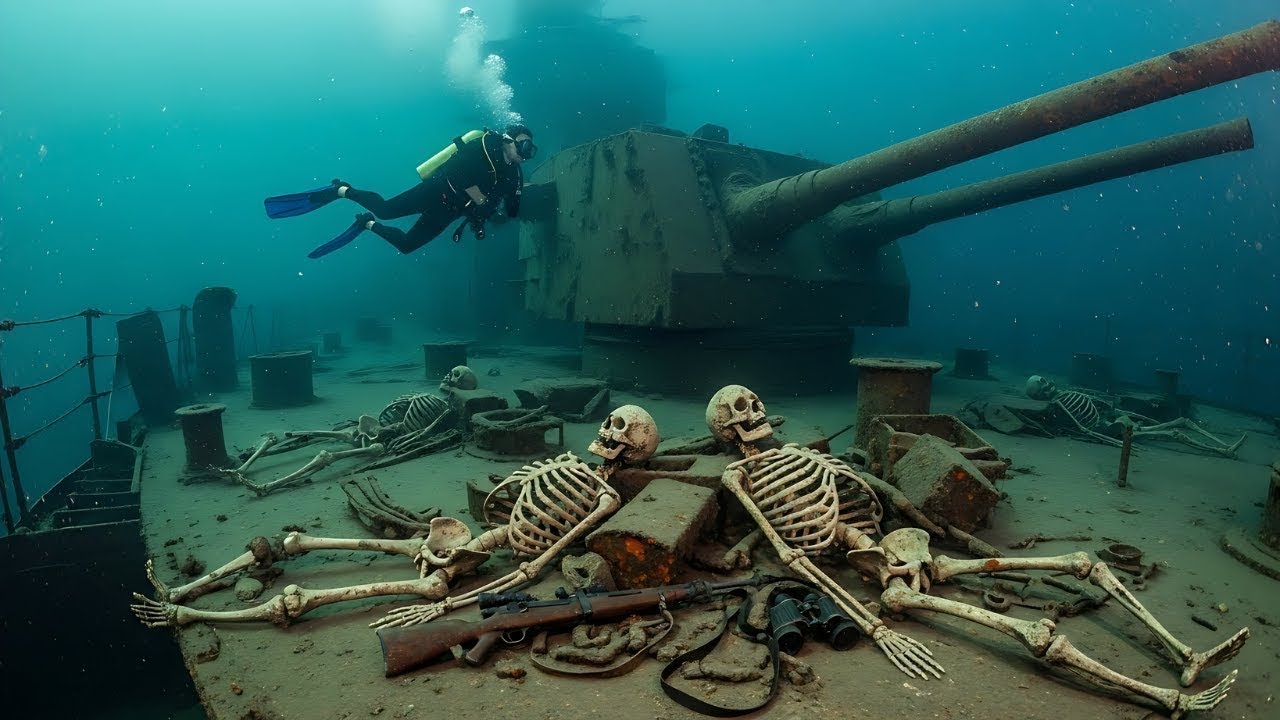 $14,000,000 Treasure Found on the Ocean Floor  HMS Hood’s Secret Compartment Real Deep Sea Dive