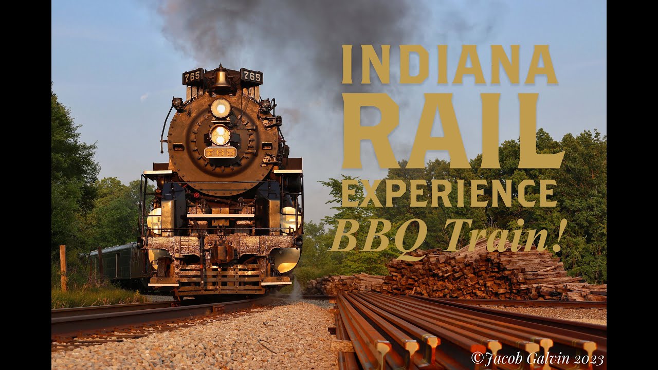 Nickel Plate Road 765 on the BBQ Train! | Indiana Rail Experience 2023