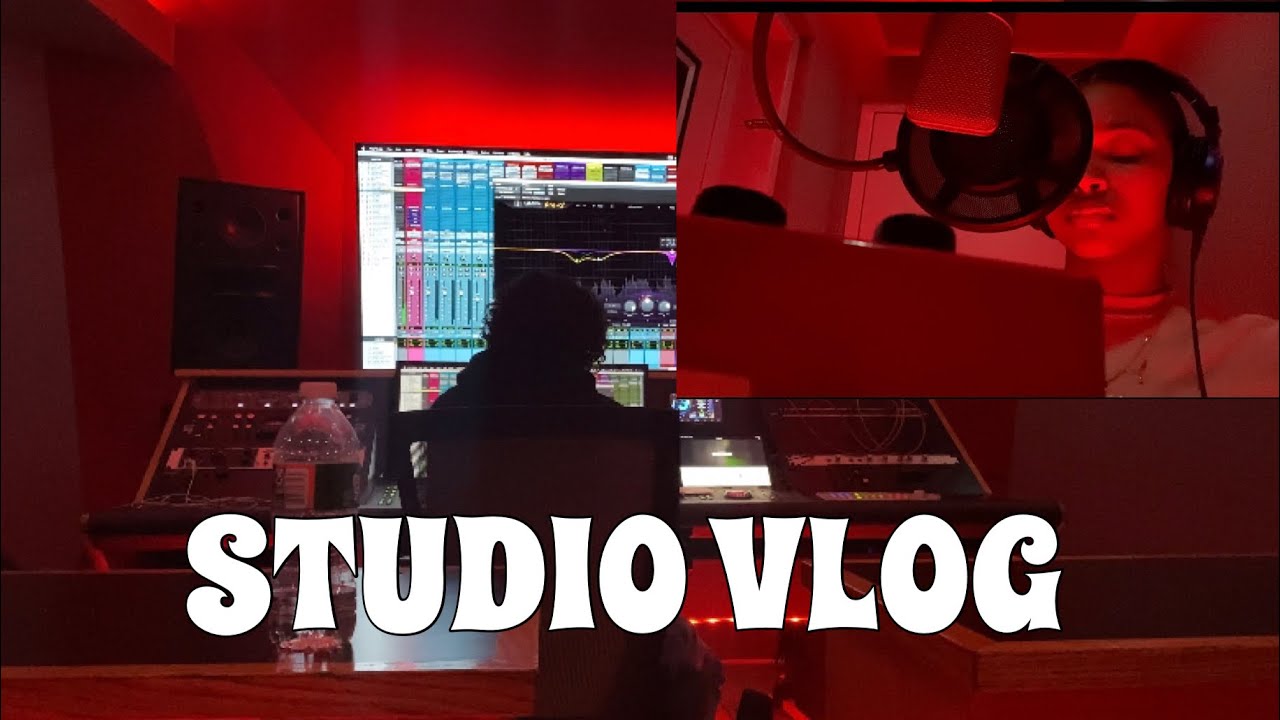 STUDIO VLOG | RECORDING MY FIRST SONG “SNEAKY LINK” 😏