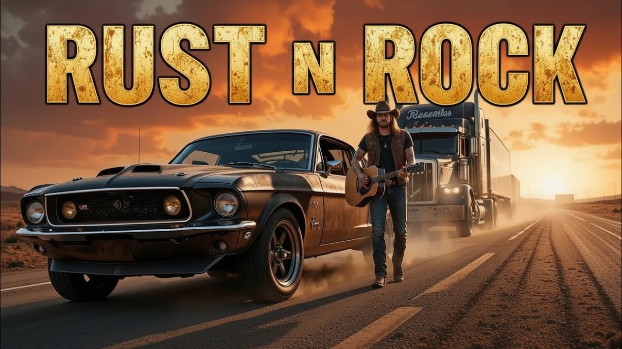 RUST N ROCK MUSIC – Rebel Road Rock Playlist | Cinematic Rust Engine Vibes.