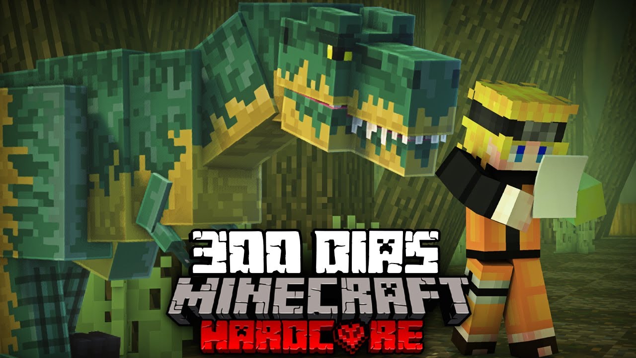 Sobreviví 300 días En Un Apocalipsis de Dinosaurios En Minecraft HARDCORE (COMPLETO)