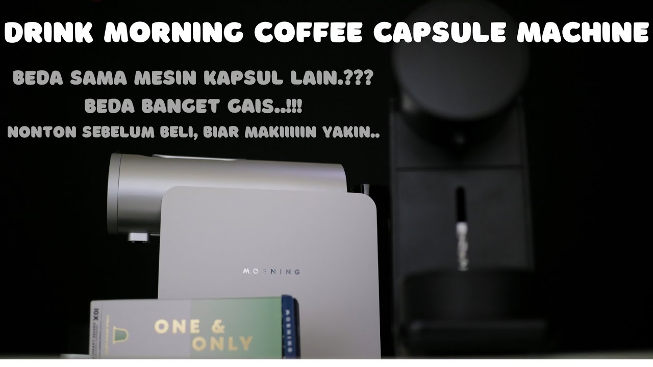 Mesin Espresso Kapsul Drink Morning Coffee Capsule Machine.Mesin Kapsul tapi bisa PRESSURE PROFILING