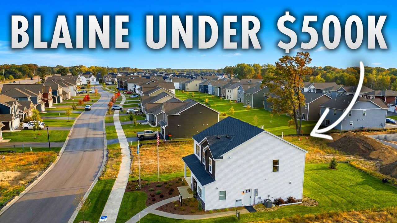 В Блейне все еще можно построить дом дешевле 500 000 долларов | Экскурсия по новым домам в Криспи...