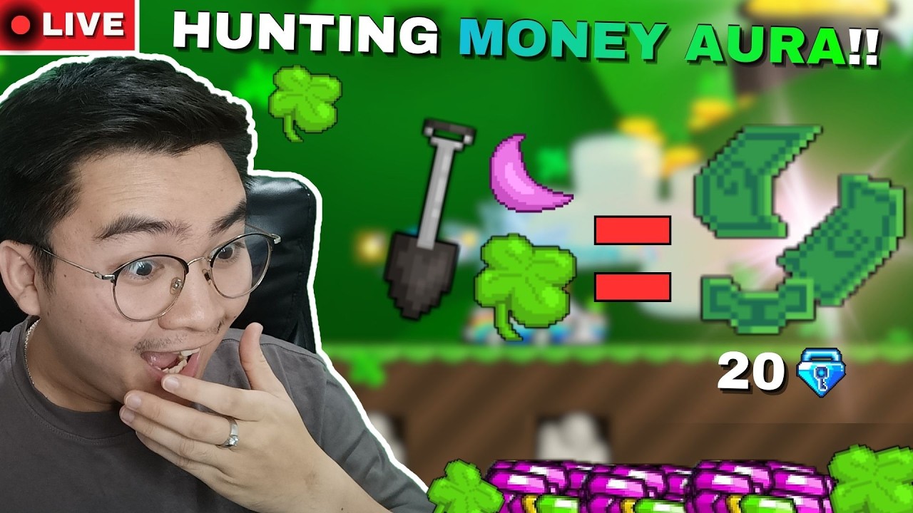 AYO HUNTING MONEY AURA!! Gaspol~ | Growtopia 2026