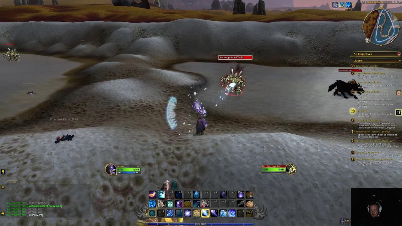 World of Warcraft - Frost Mage catch up gameplay