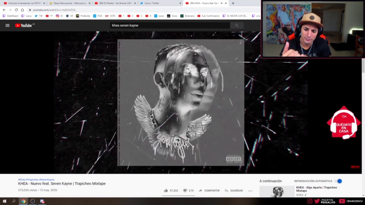coscu reacciona a KHEA - Nuevo feat. Seven Kayne | Trapicheo Mixtape