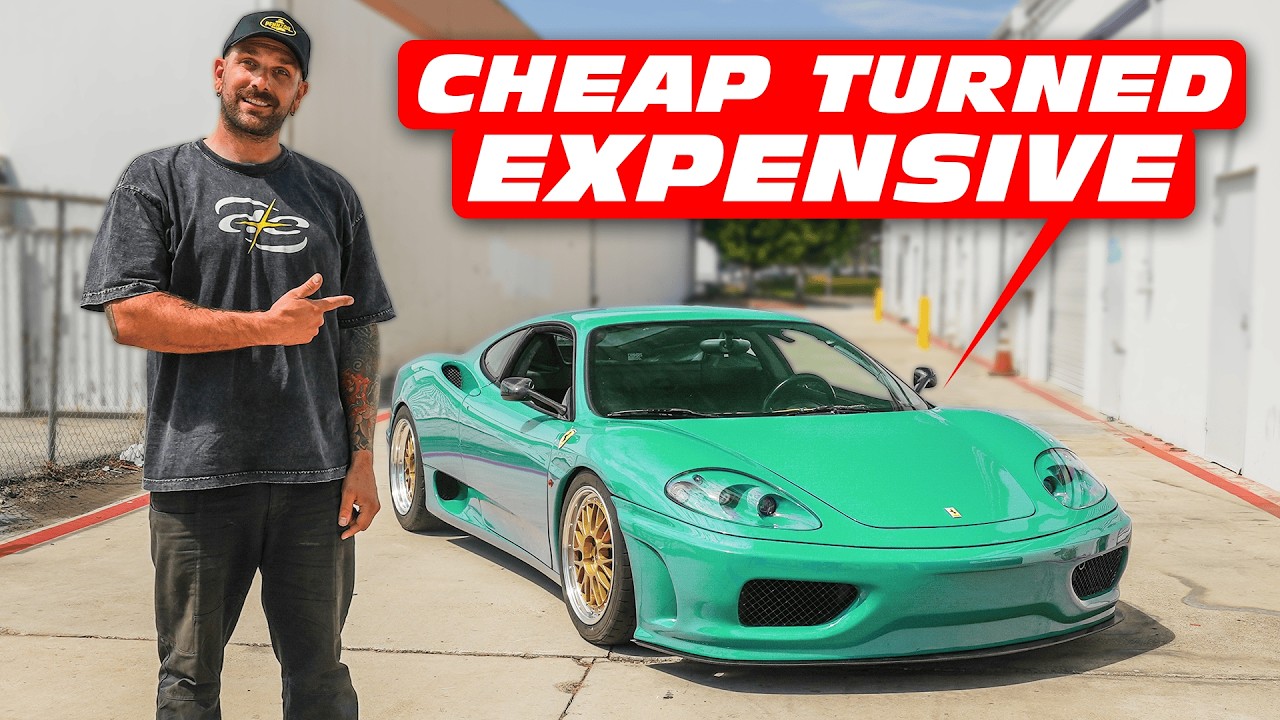 Painting My Cheap Ferrari 360- Budget Build No More