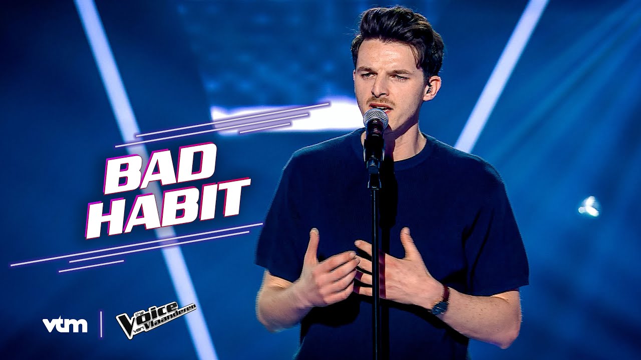 Evert - 'Bad Habit' | Knockouts | The Voice van Vlaanderen | VTM