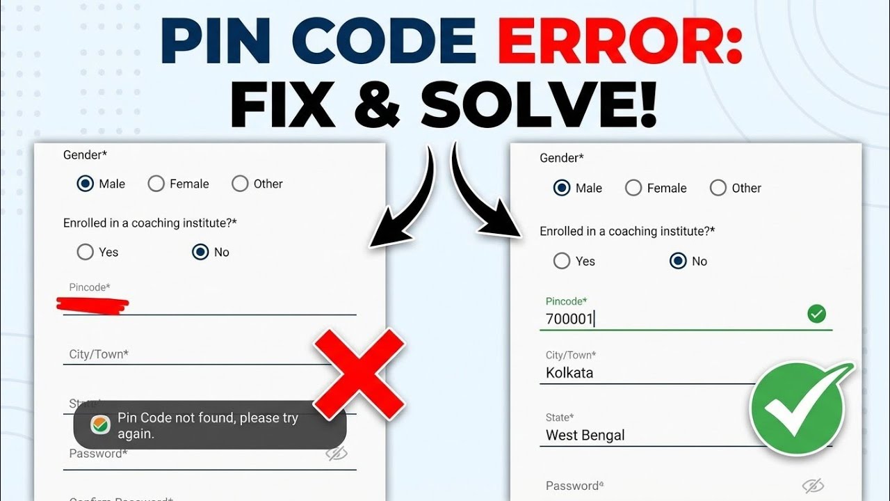 Pin Code not found please try again National Test Abhyas | Nta app pin code not working problem Fix