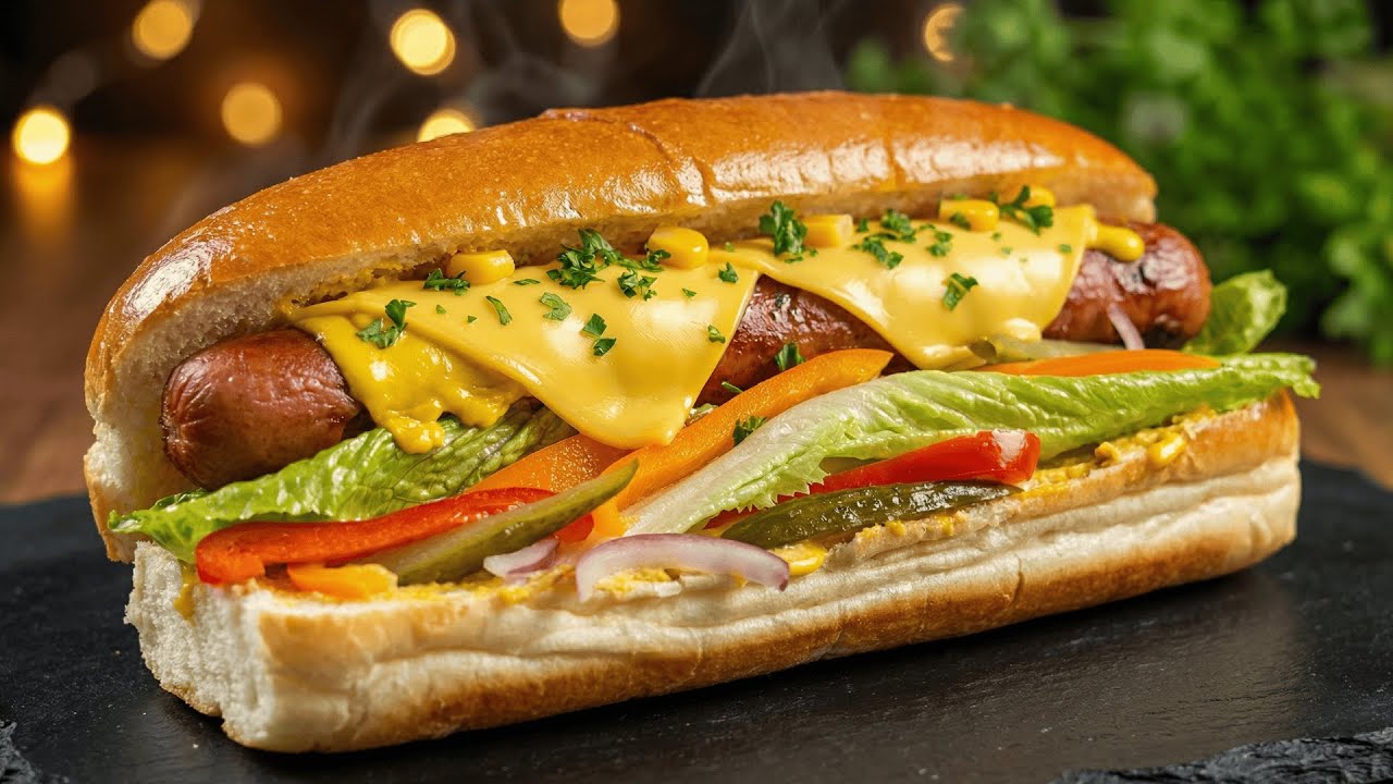 You Won't Believe How Tasty This Homemade Hotdog Is! 🤤 Savory & Cheesy