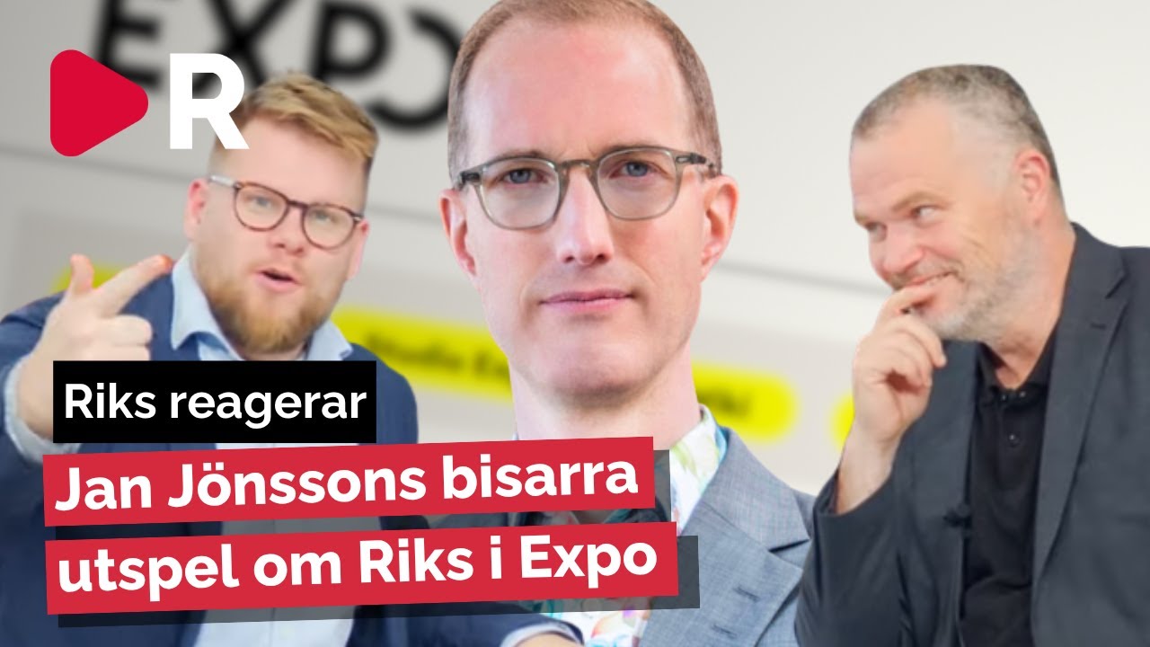 Riks reagerar: Jan Jönsson (L) rasar mot Riks i Expos podd