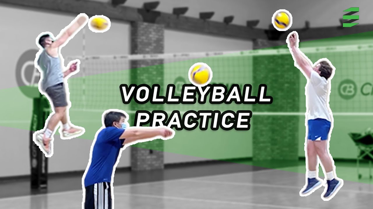 Working On Setter Connection | Volleyball Practice