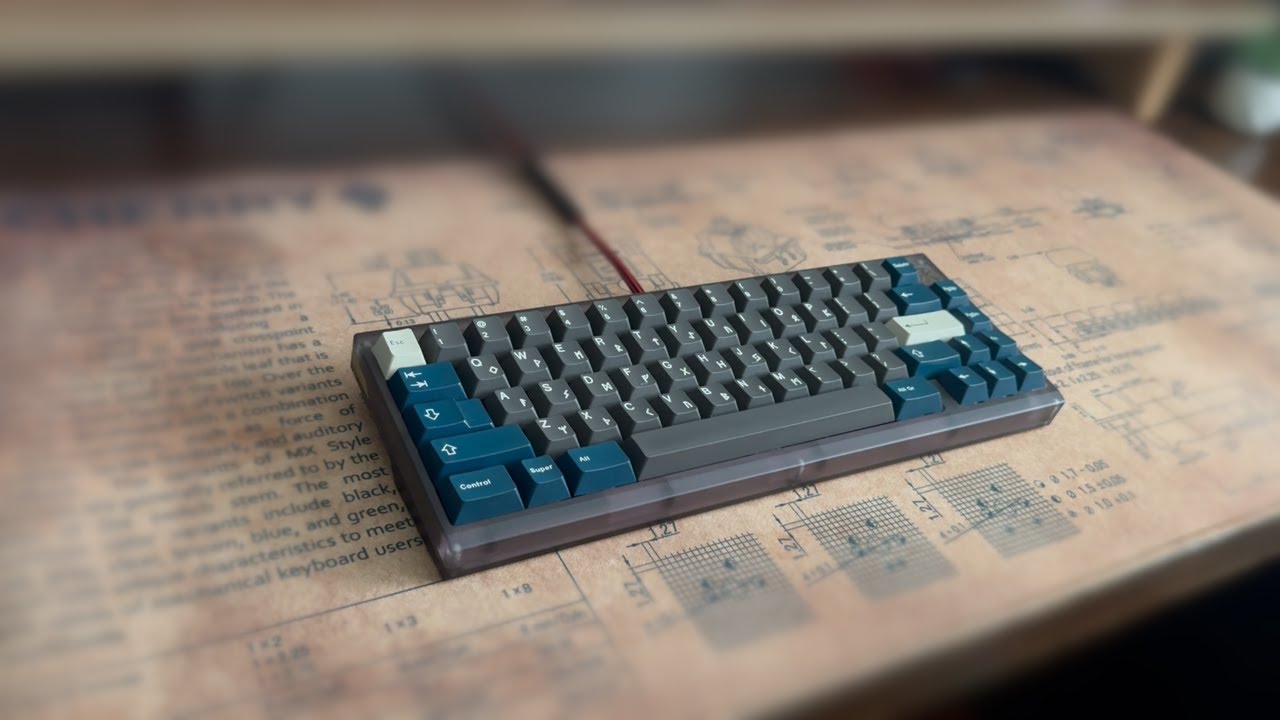 PC Forever65 - Gateron X on Nylon Plate Typing Sounds