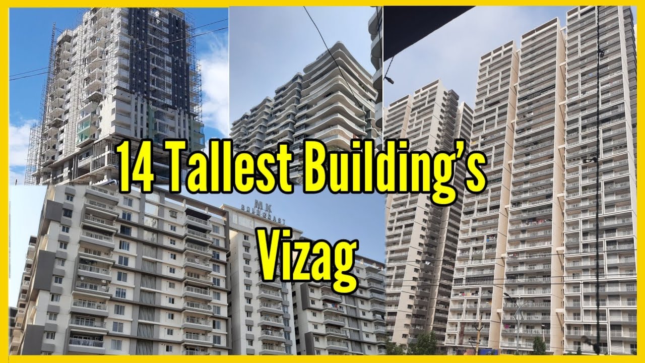 Top 14 Tallest Building's | Tallest Building's in Vizag | Skyscrapers | High rise apartments | Vizag