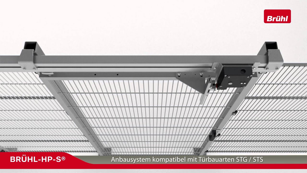 BRÜHL-HP-S® -- Halteplattensystem für Schiebetüren -- Schalter: Euchner TZ