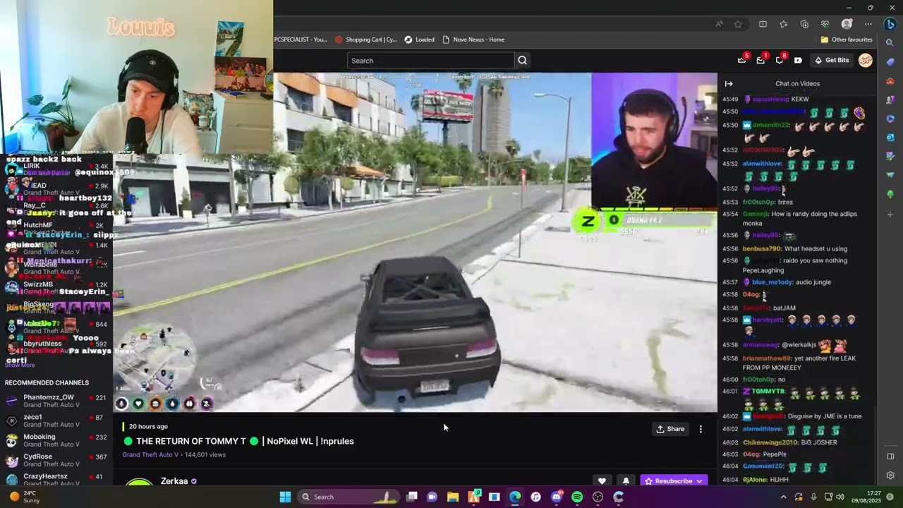 Louu Reacts to Zerkaa Leaking NEW P Money Song