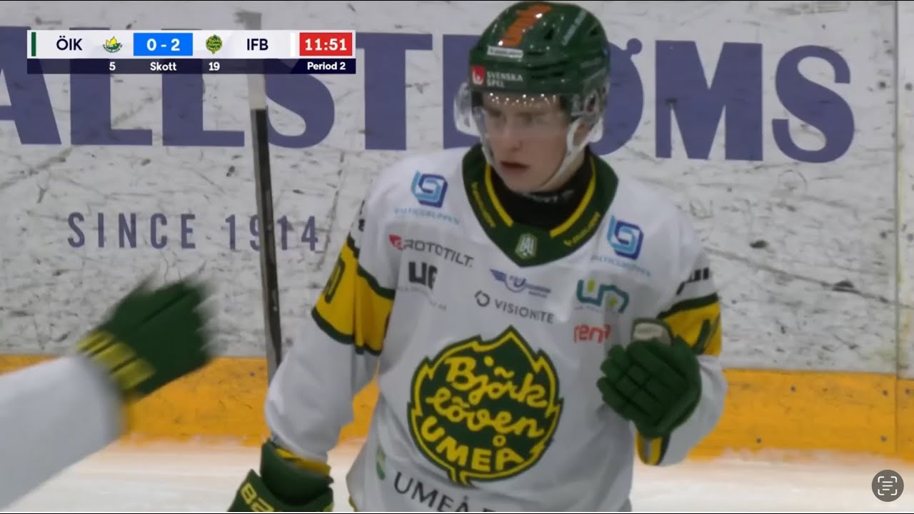 Alfons Freij Shifts - Nov 20 2024 (Björklöven vs Östersunds)