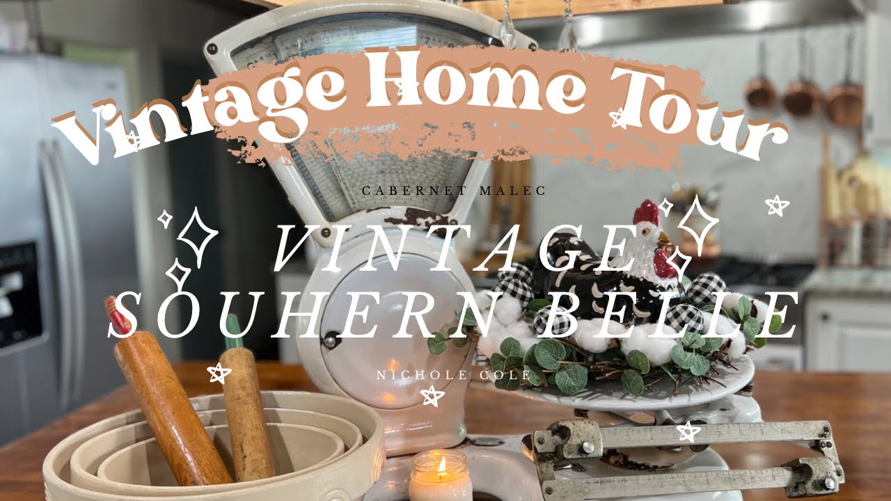 Cozy Vintage Home Tour/ After Easter Spring Decor/