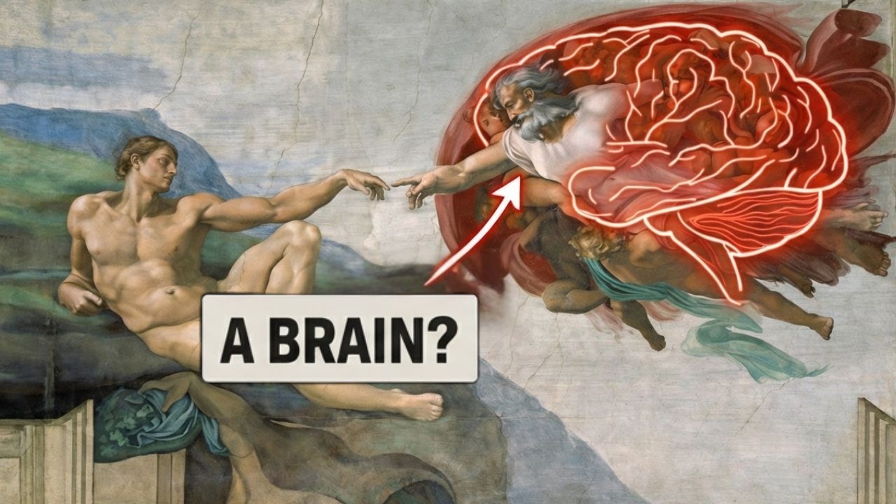 Микеланджело спрятал мозг на этой картине (и никто этого не заметил в течение 500 лет).